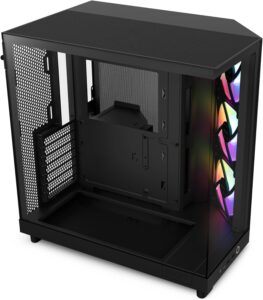 Image 1 : Test NZXT H6 Flow RGB : un boîtier PC presque totalement vitré et diablement élégant