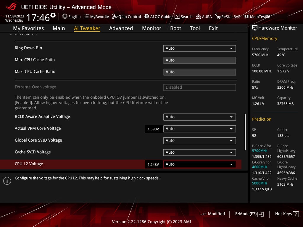 ASUS ROG Strix Z790-E Gaming WiFi II - BIOS