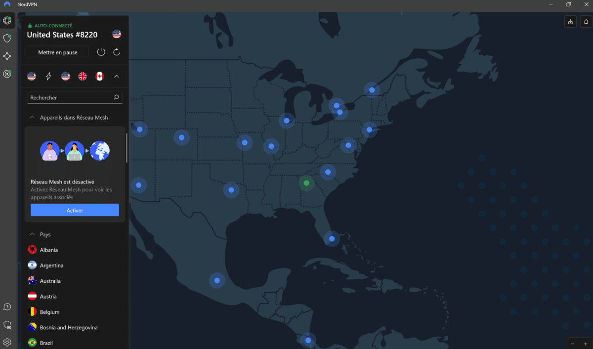 NordVPN pays