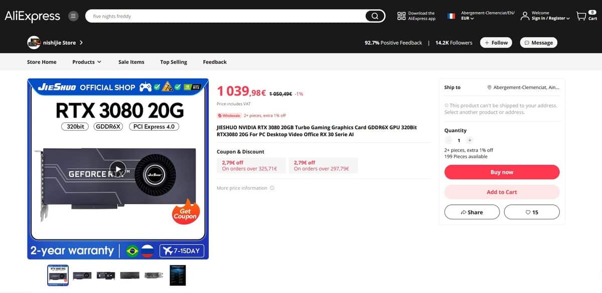 GeForce RTX 3080 20 Go Aliexpress(2)