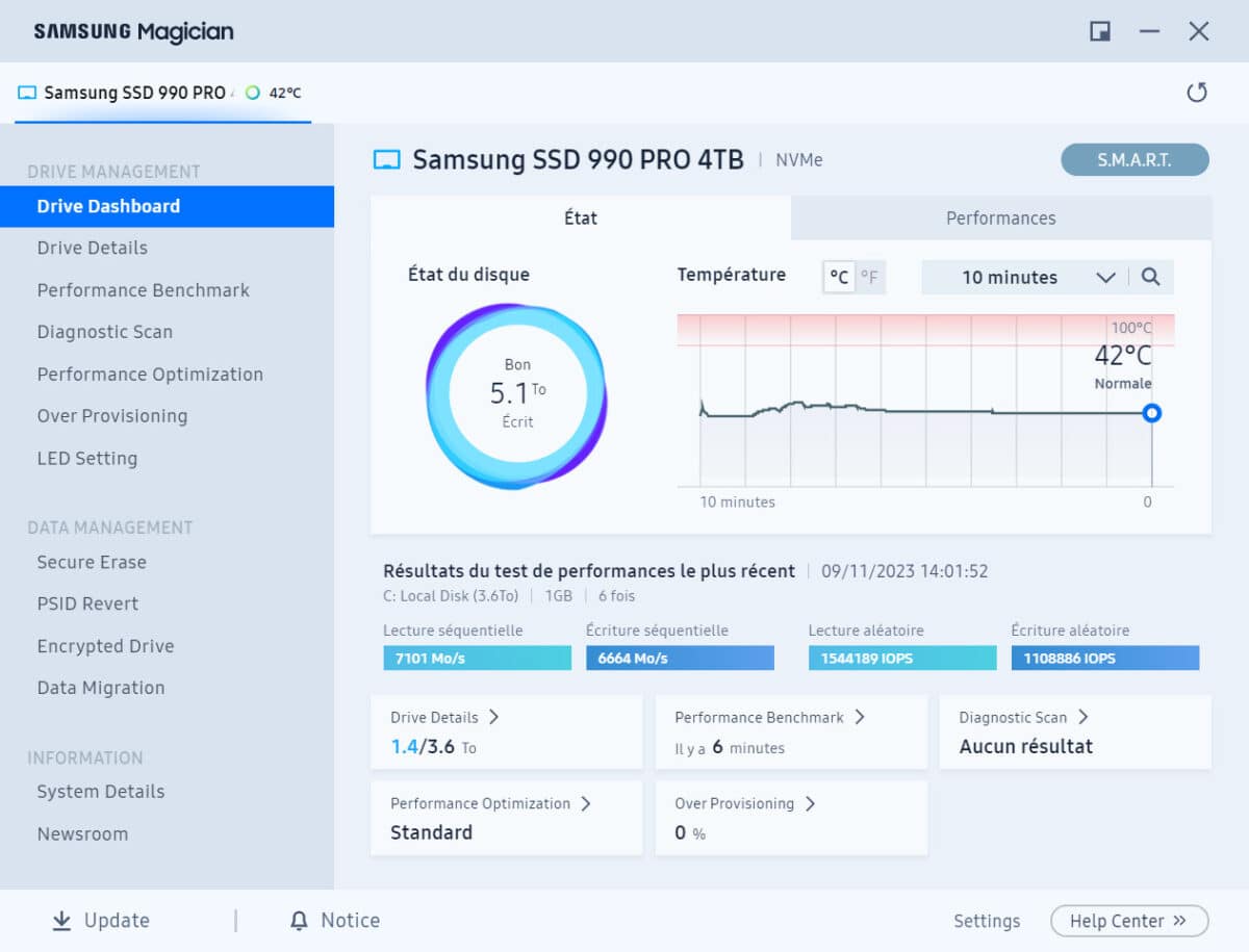 Samsung SSD 990 Pro Magician