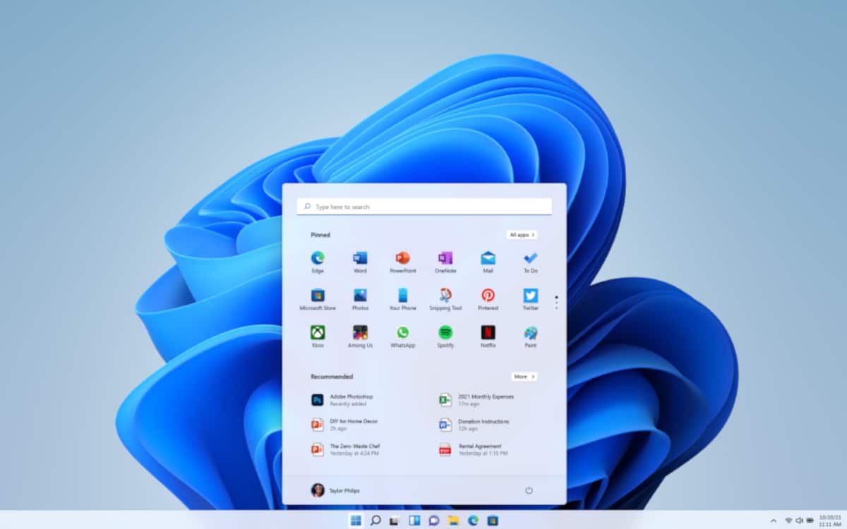 Barre des tâches Windows_11