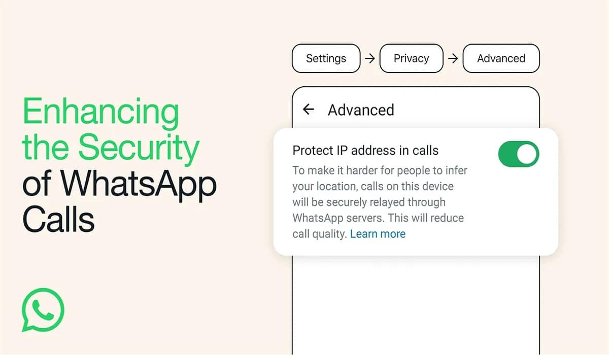 WhatsApp appels sécurisés