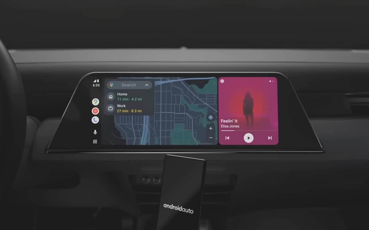 Connexion sans fil d'Android Auto sur les smartphone Samsung sous Android 14.