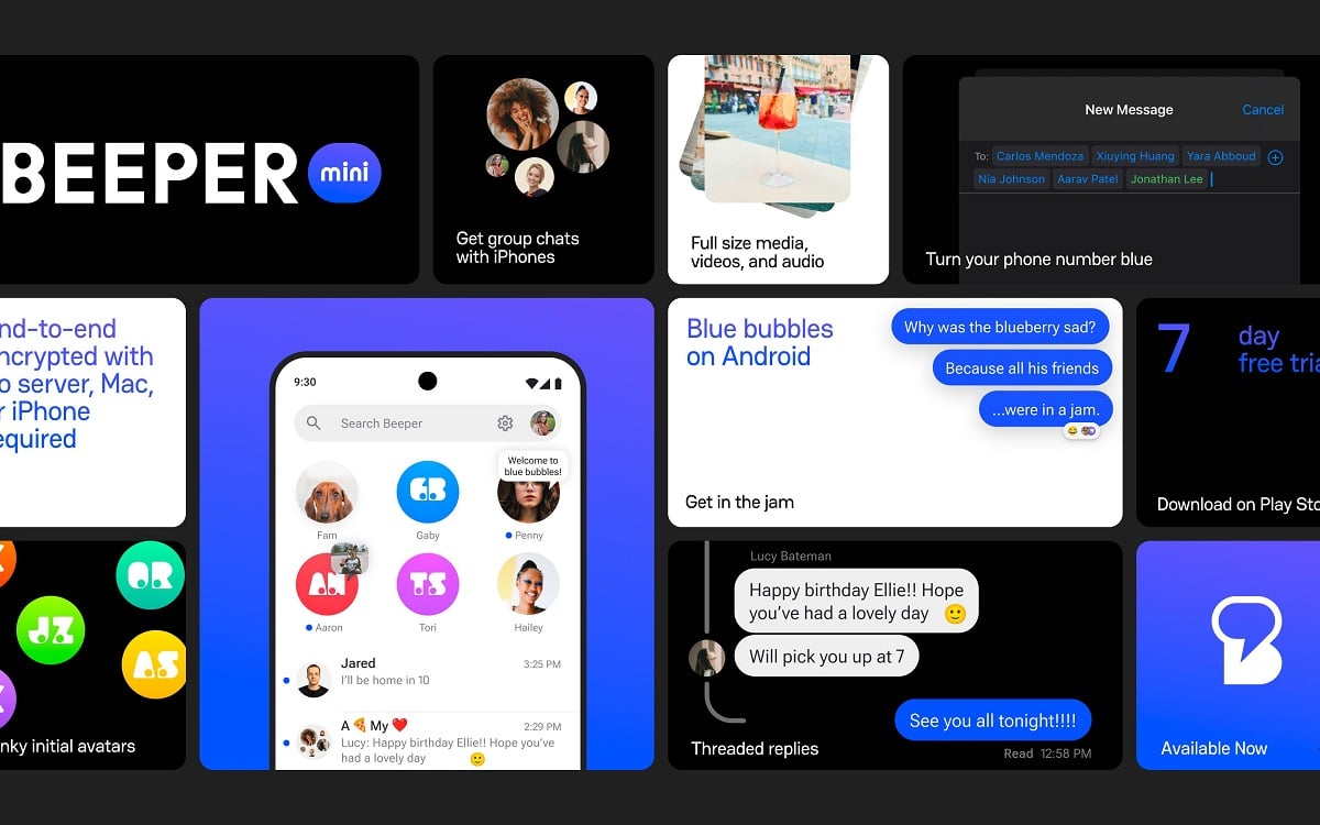 iMessages, plus possible depuis Beeper mini