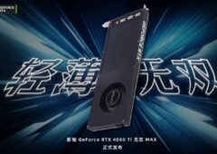 couv GeForce RTX 4060 Ti un slot