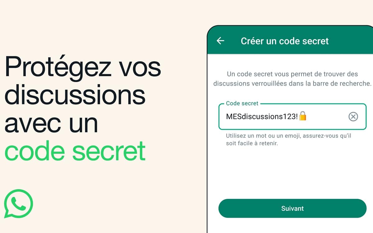 Code secrets WhatsApp