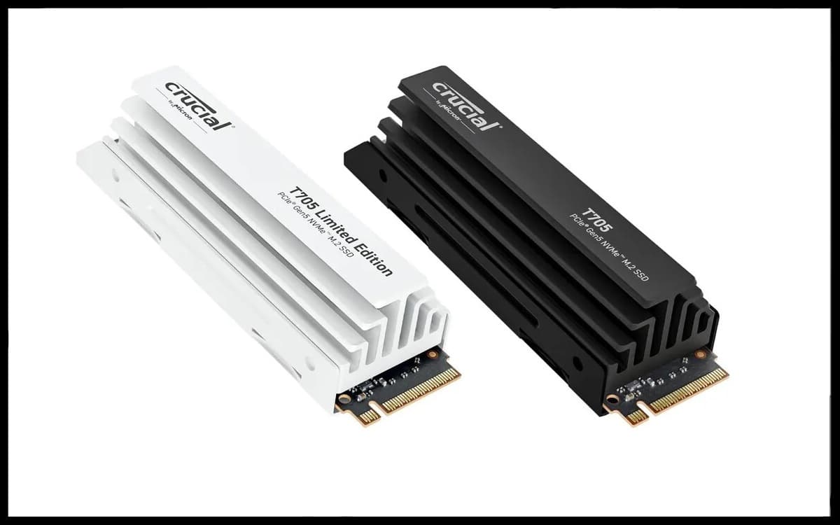 Image 1 : Crucial T705 : le SSD PCIe Gen5 le plus rapide du monde flashé à 14,5 Go/s