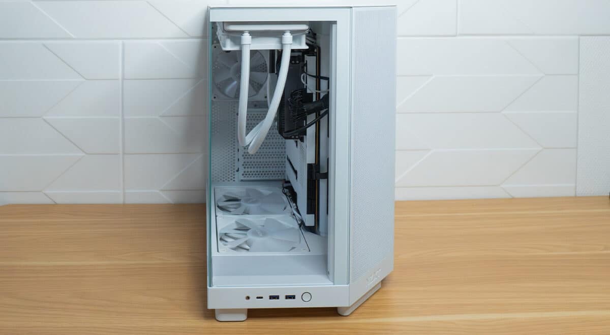 face avant du nzxt h6 flow