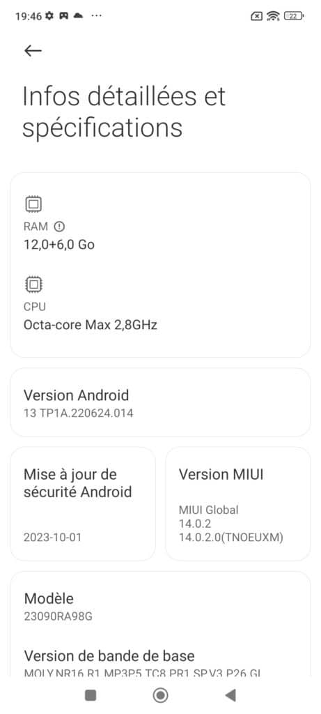 performances du redmi note 13 pro +