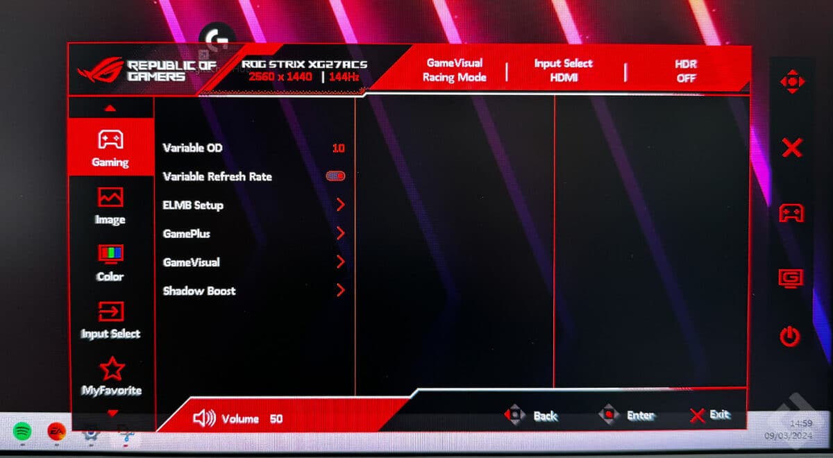 asus rog strix xg27acs test