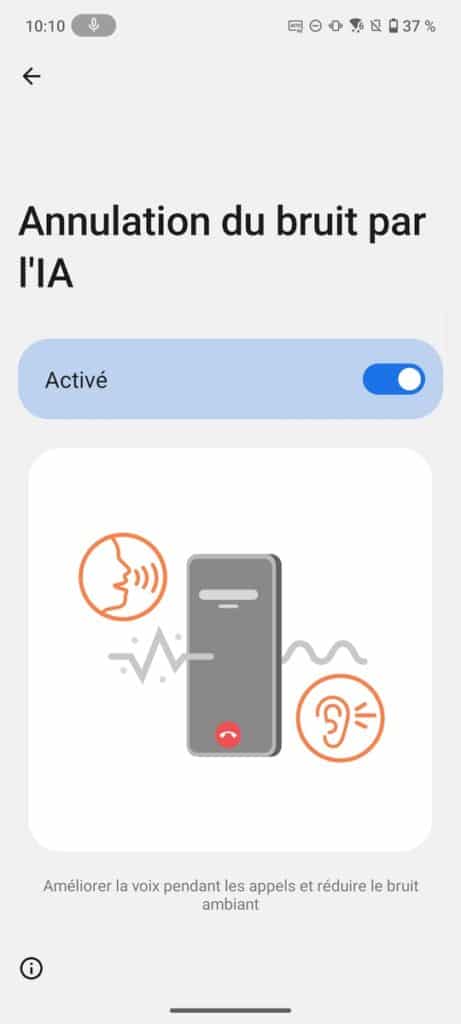 réduction bruit ia zenfone 11 ultra