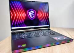 MSI Raider GE78 HX 14VIG 2024 ouvert