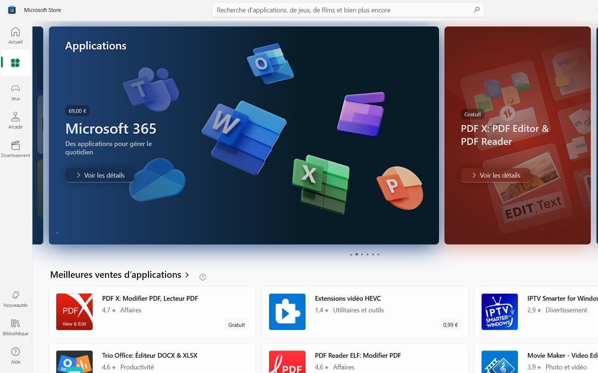 Microsoft Store installation app plus rapide