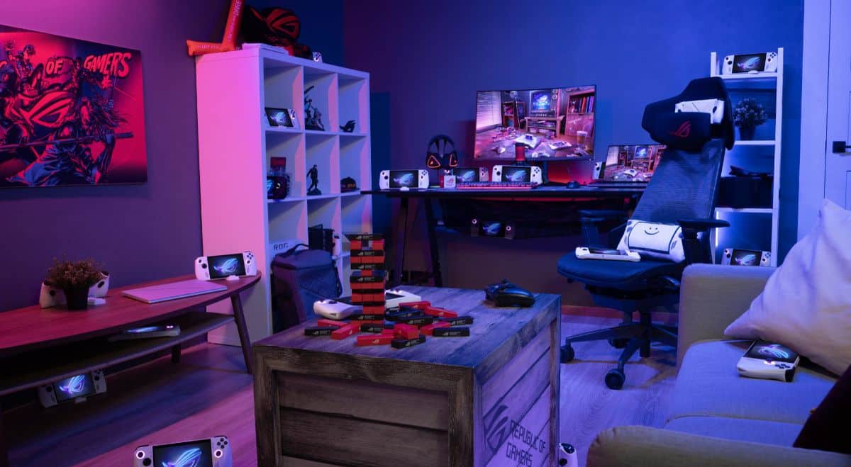 Design noir Rog Ally X