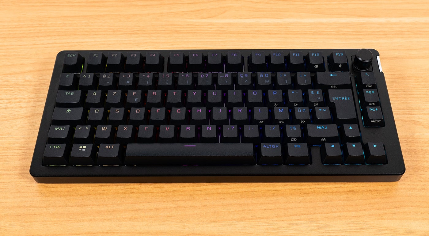 Test HyperX Alloy Rise 75 : Un clavier mécanique très agréable et discret
