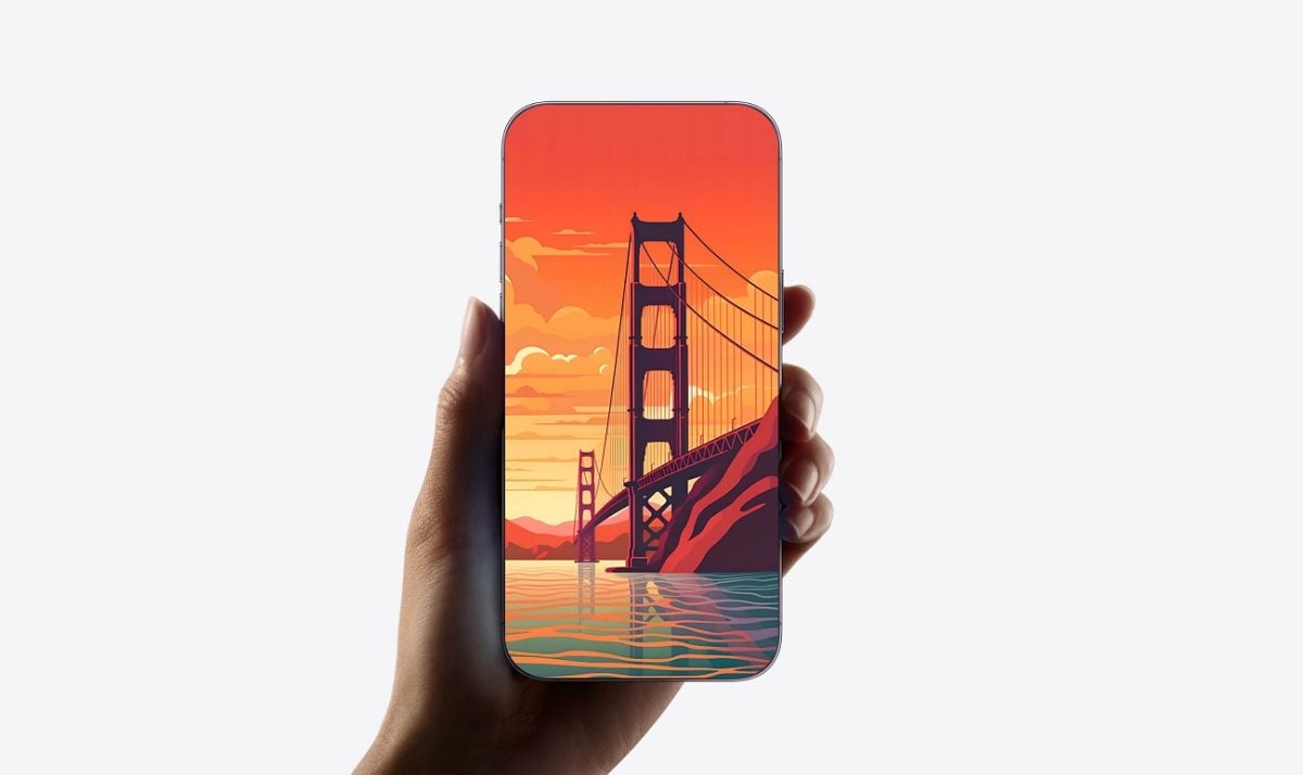 iphone avec écran sans bordures