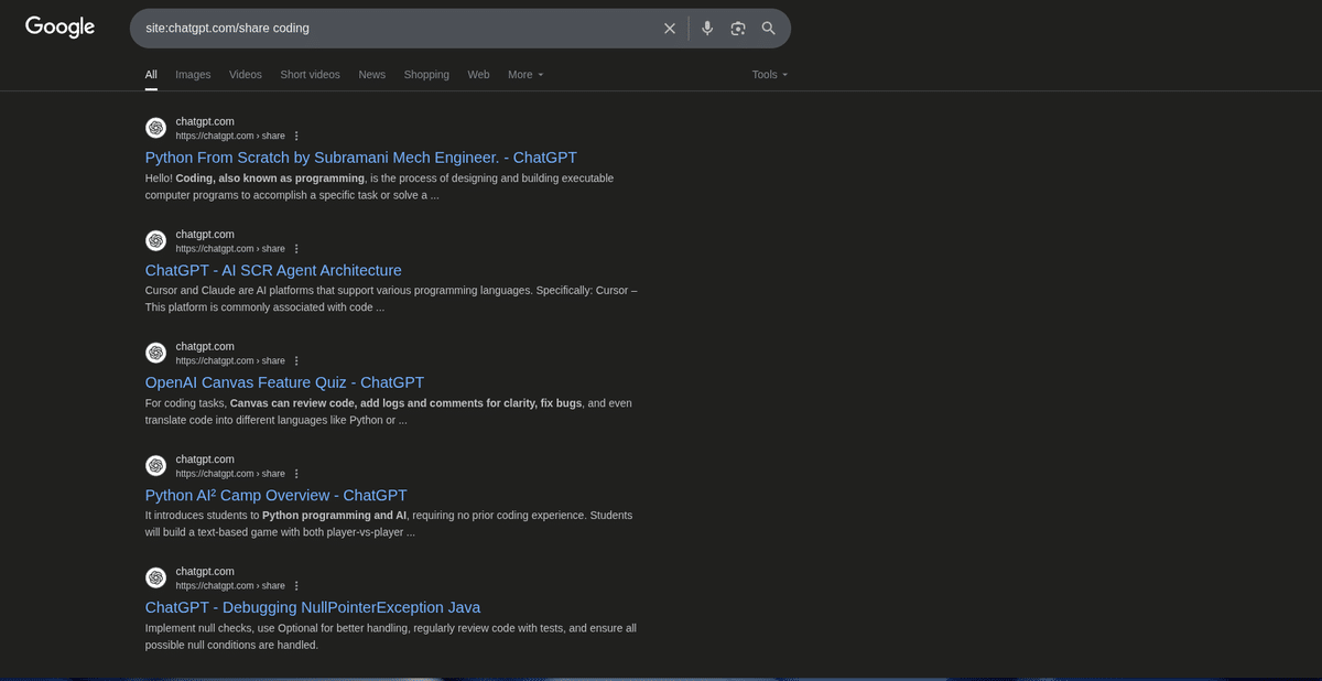 partage de conversations chatgpt avec google