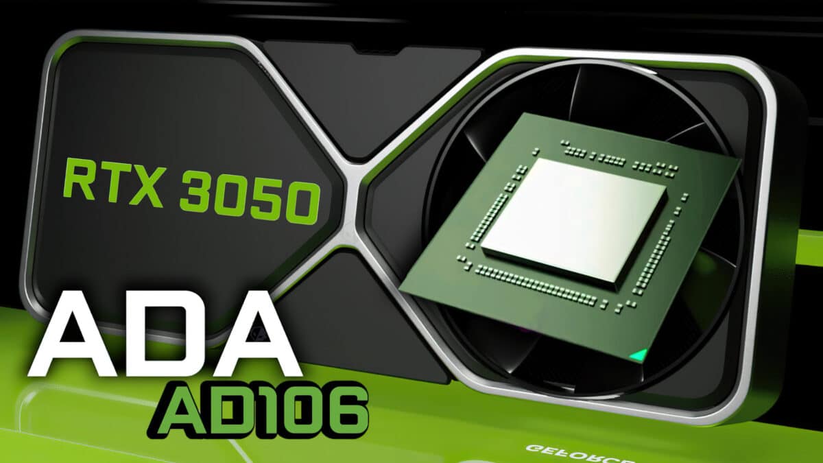 nouvelle rtx 3050 sous ada lovelace