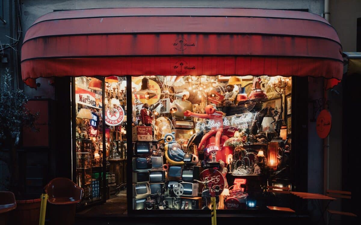 vitrine de magasin