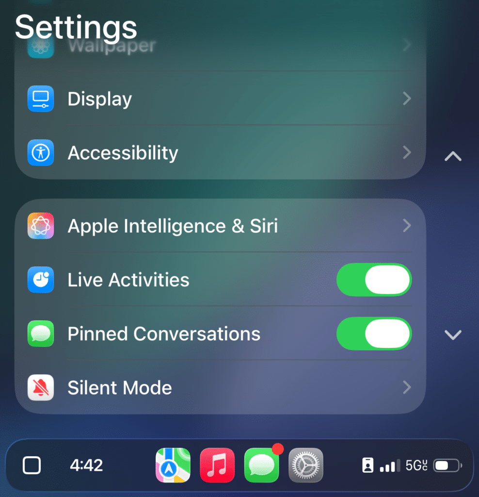 carplay ios 26.2 beta 2