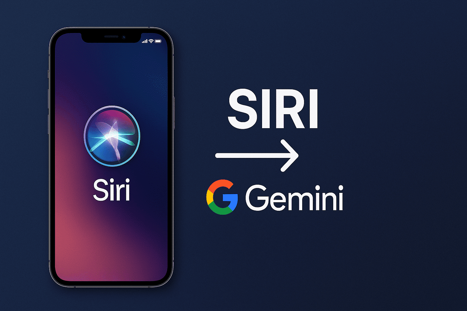 siri boosté avec gemini