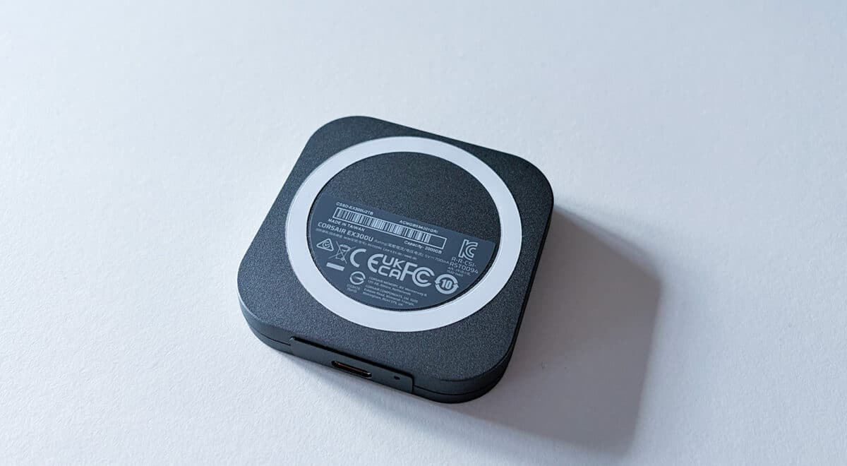 test du corsair ex300u