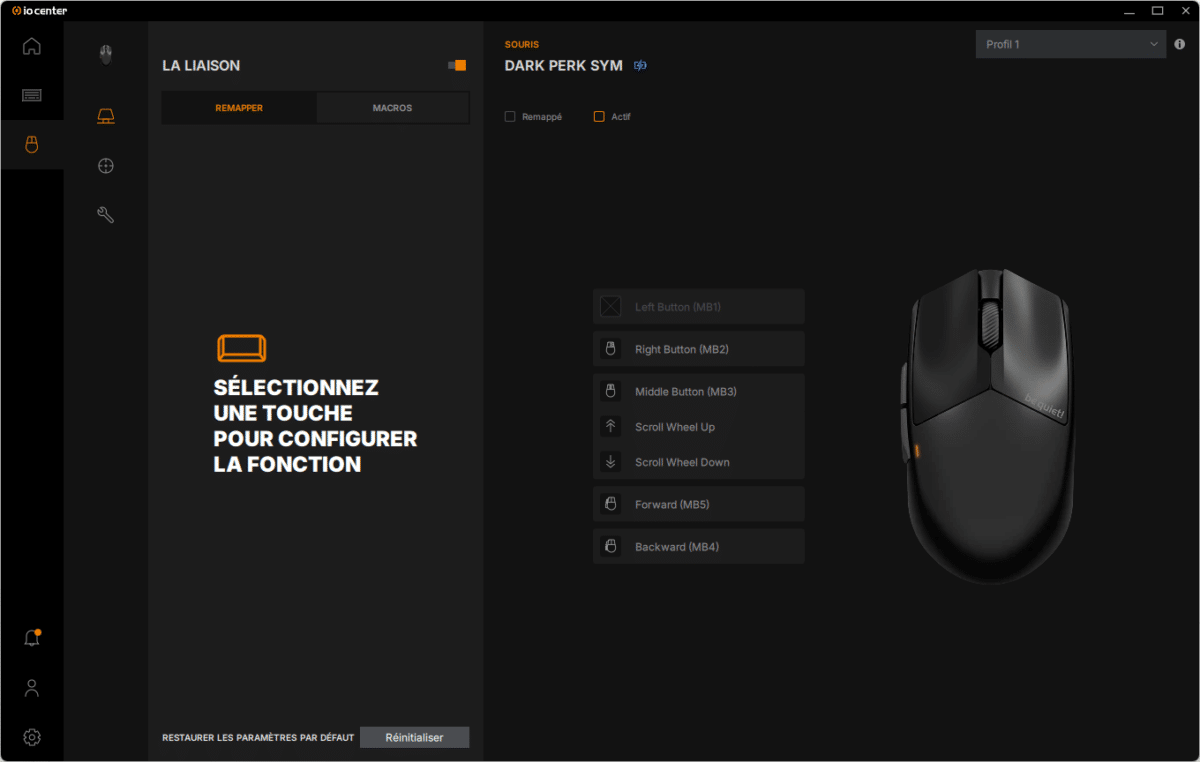 logiciel be quiet dark perk sym