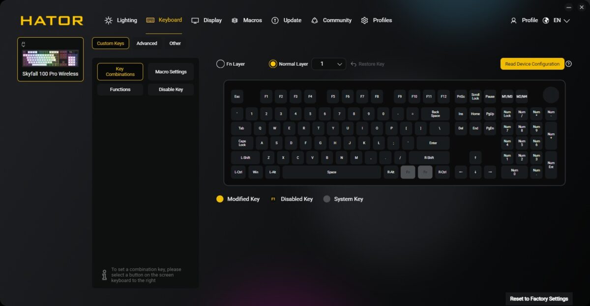 Image 3 : Test Hator Skyfall 100 Pro Wireless : le clavier gamer qui va faire des ravages sur son passage