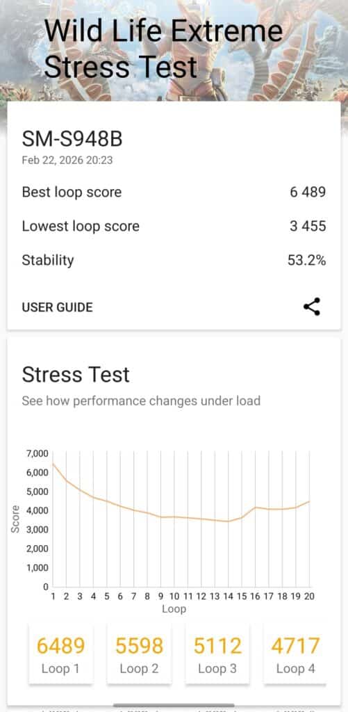 galaxy s26 Ultra benchmark