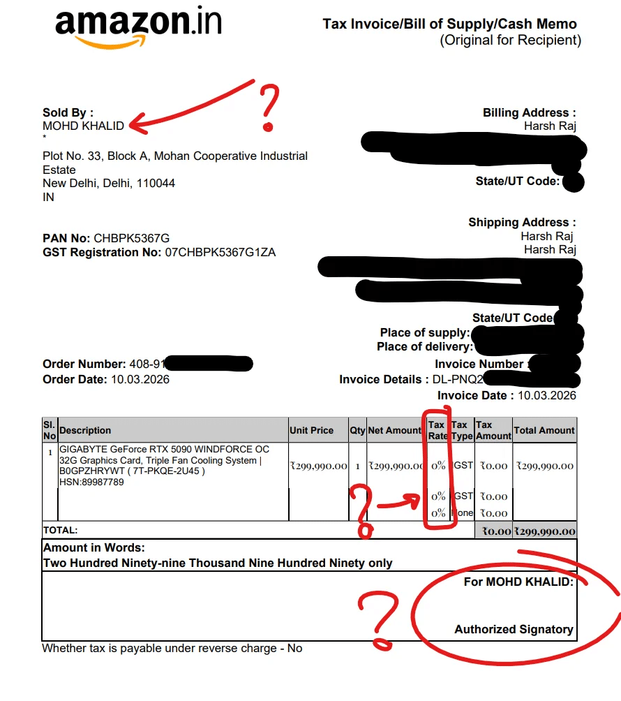 commande amazon carte graphique lessive