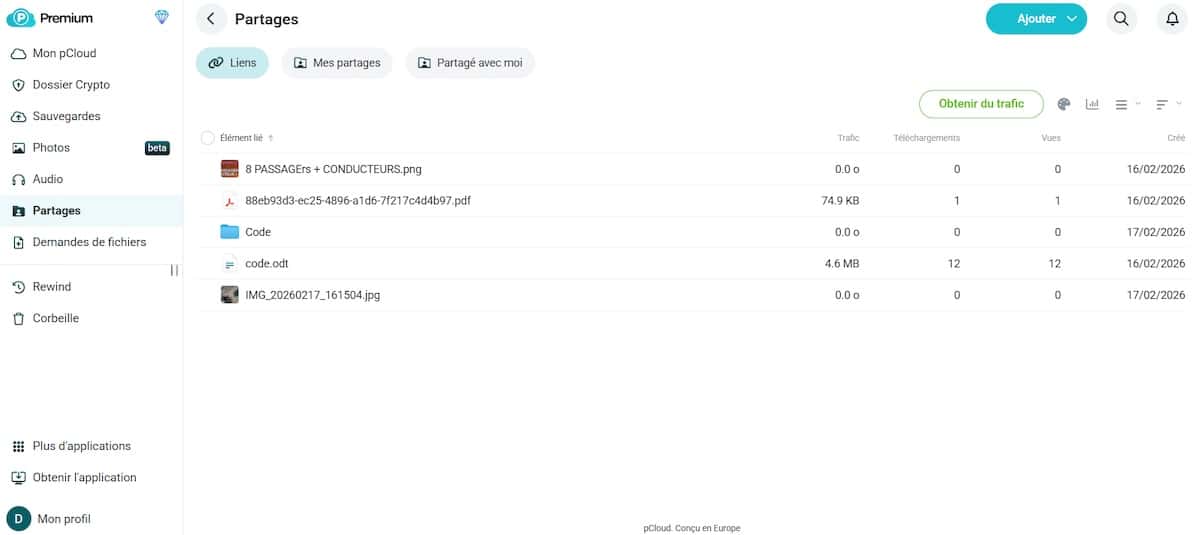 Image 5 : Test : pCloud est-il un service fiable pour stocker vos fichiers en ligne ?