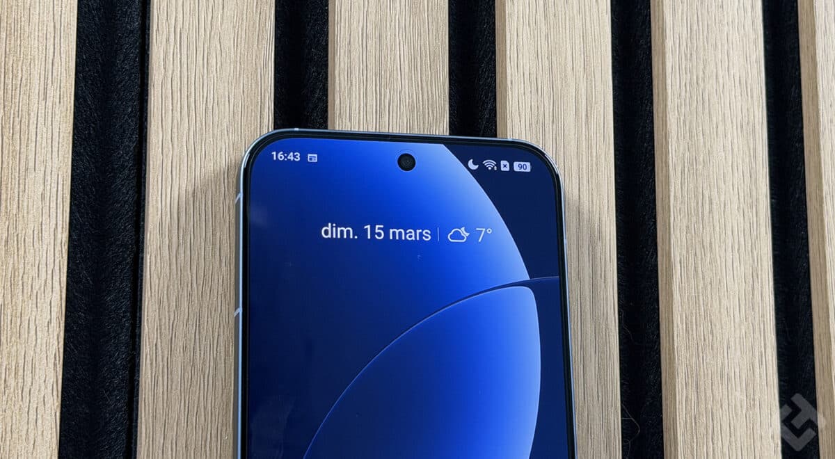 caméra frontale du realme gt 8 pro