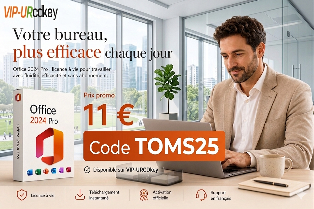 Image 1 : Office 24 avec Word, Excel, PowerPoint, Outlook, OneNote... pour 11€, c’est le moment d’en profiter !