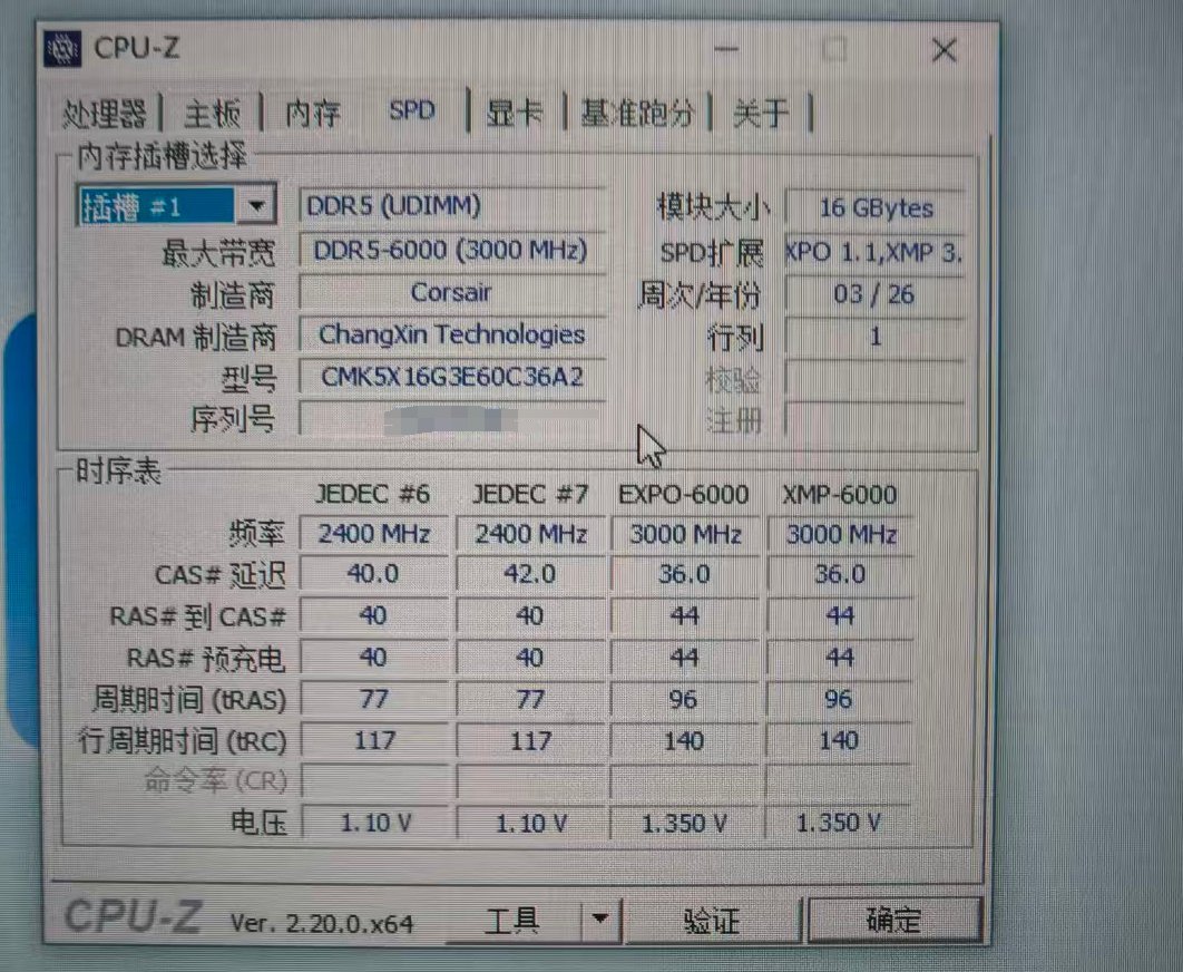 performances ram chinoise corsair