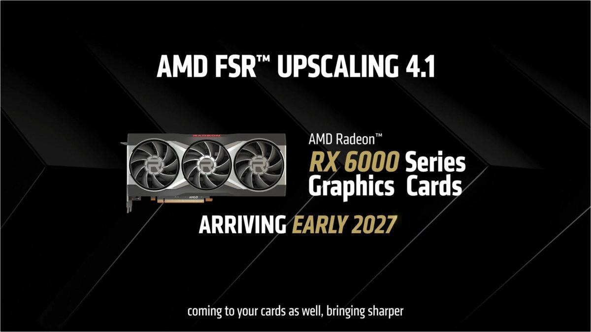 disponibilité amd fsr 4.1