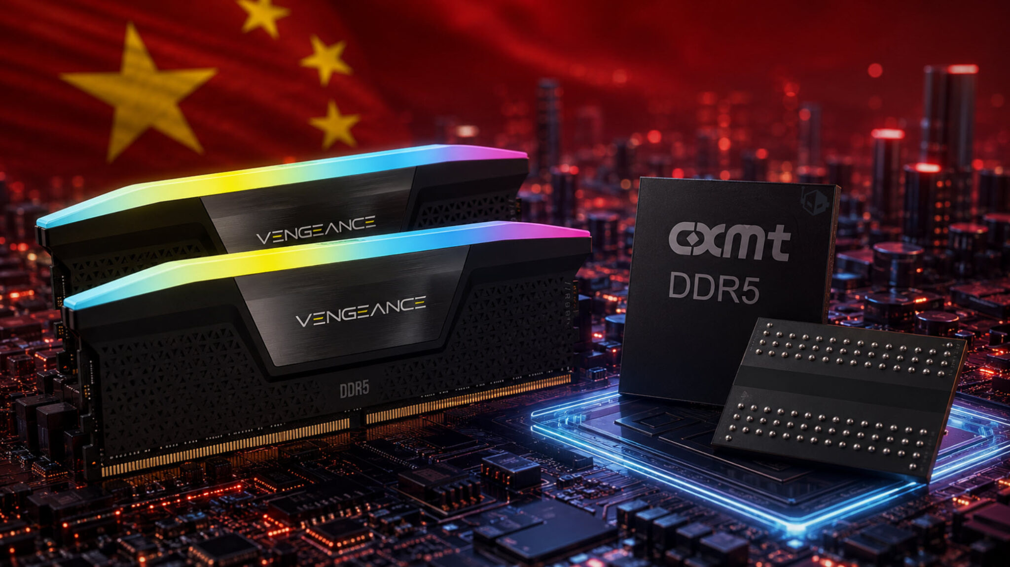 ram chinoise dans barrettes corsair