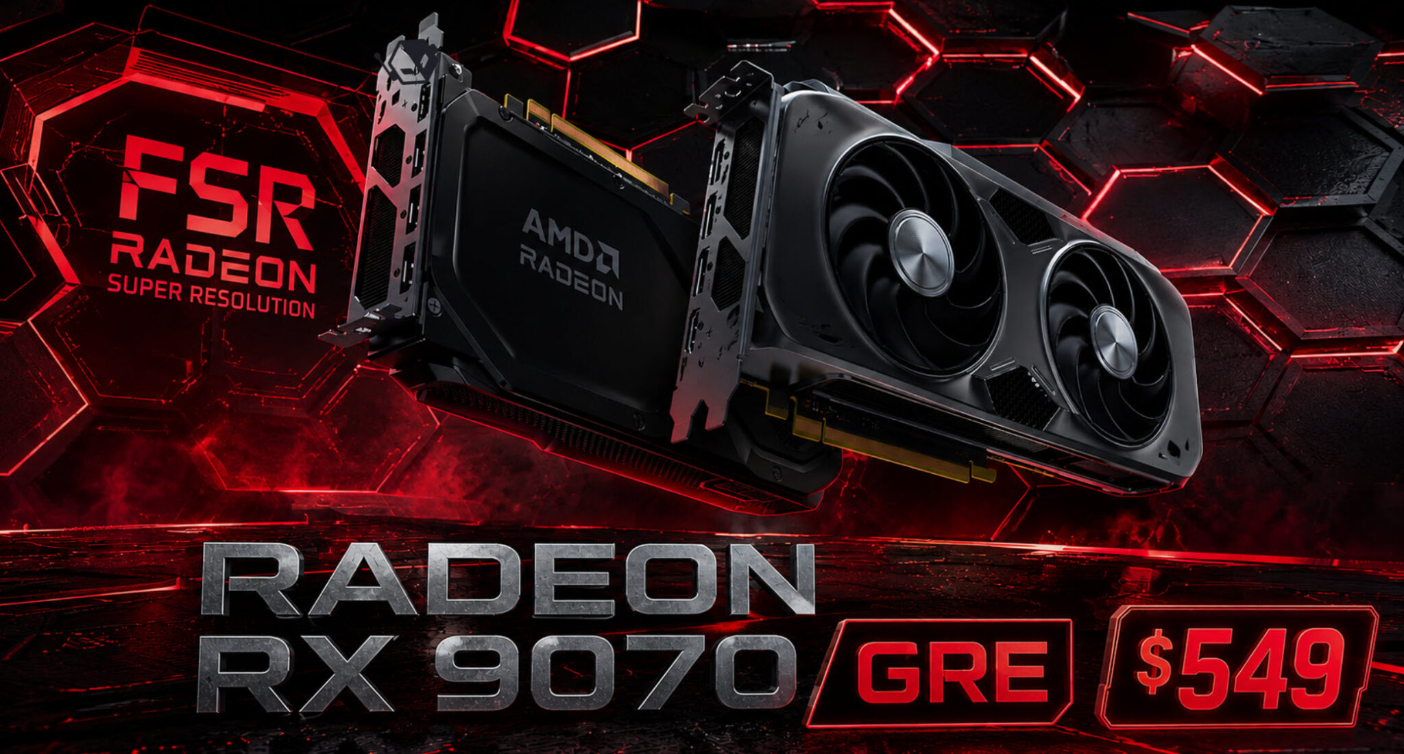 pas de ventes pour la rx 9070 gre de chez AMD