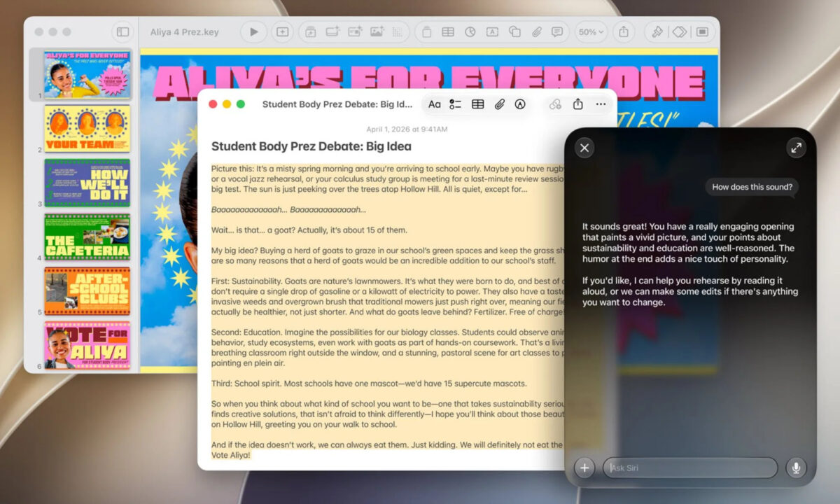 visuel intellignece macos 27