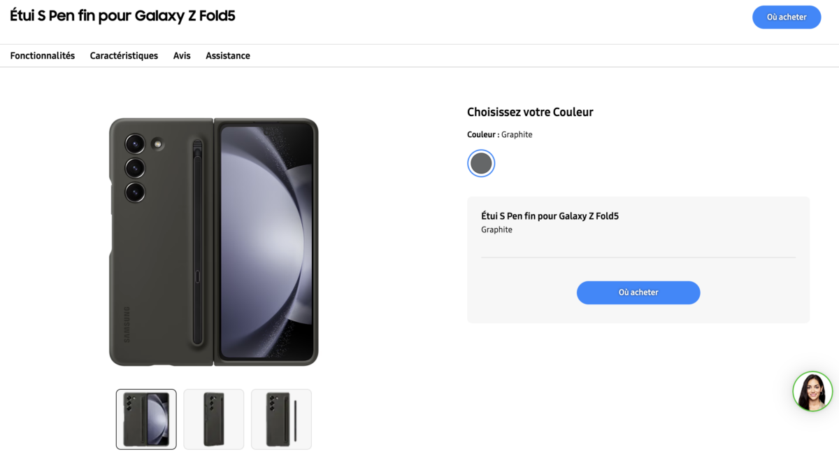 spen fold edition avec coque pour z fold 5