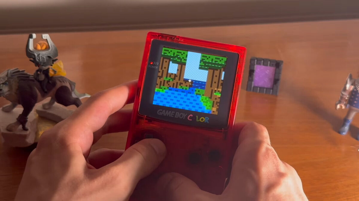 Minecraft sur gameboy