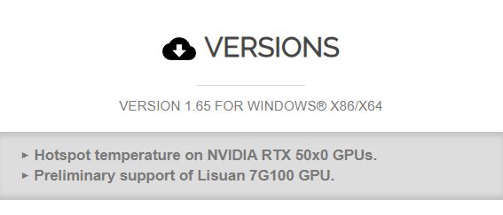 Températures rtx 50 hw monitor