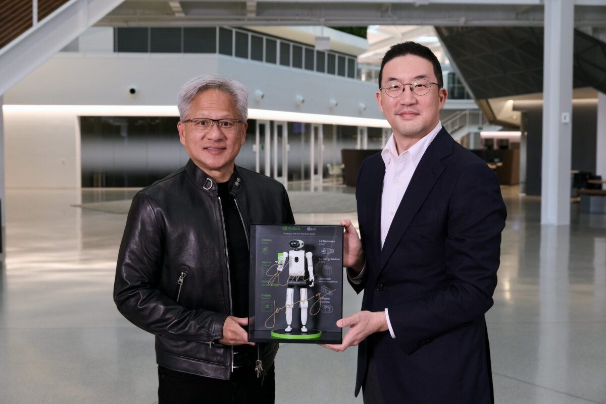 alliance nvidia lg robots humanoides