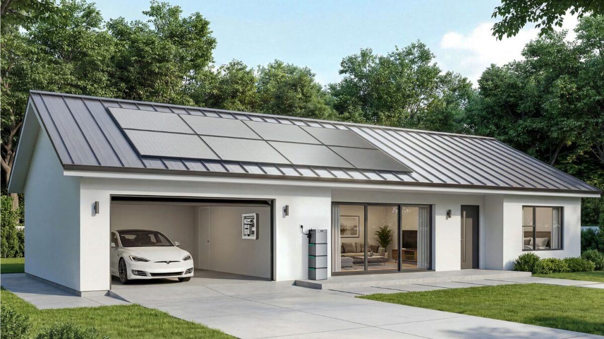 charger voiture électrique avec panneaux solaires