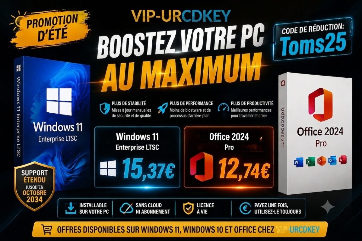 Image 2 : Maîtrisez l’ère de l'IA sous Windows 11 : confidentialité renforcée, performances optimisées et mise à niveau vers une version authentique de Windows pour seulement 22 € !