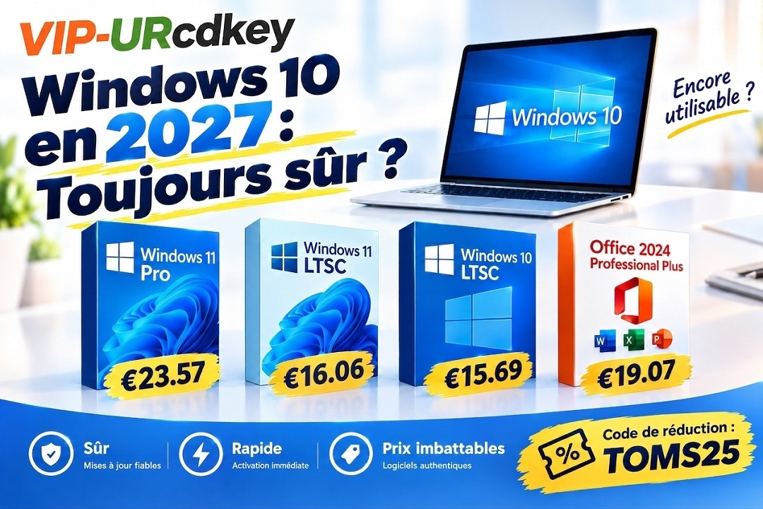 Image 1 : Windows 10 reste sécurisé jusqu’en 2027 : pourquoi attendre quand Windows 11 Pro coûte moins de 24 € ?