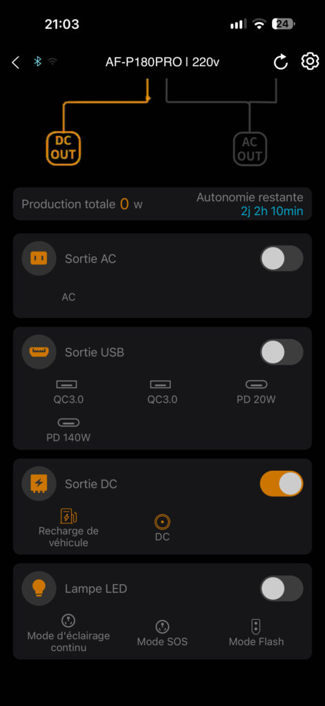 test de la aferiy nomad 1800 pro