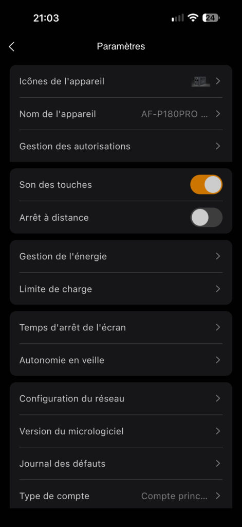Test de la aferiy nomad 1800 Pro