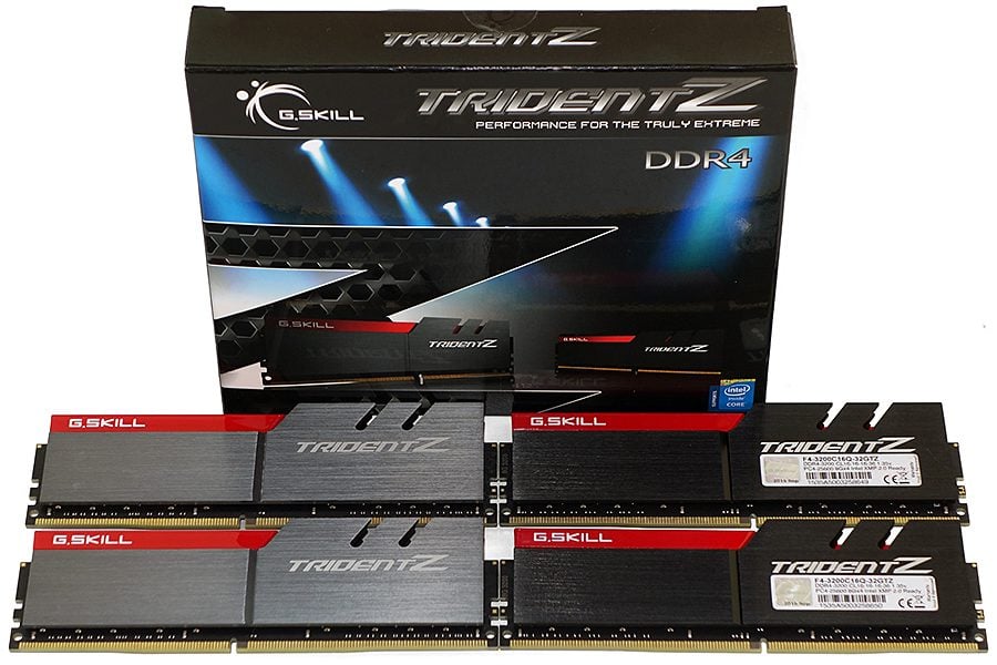 Image 1 : G.Skill Trident Z DDR4-3200 32 Go et comparatif de kits DDR4